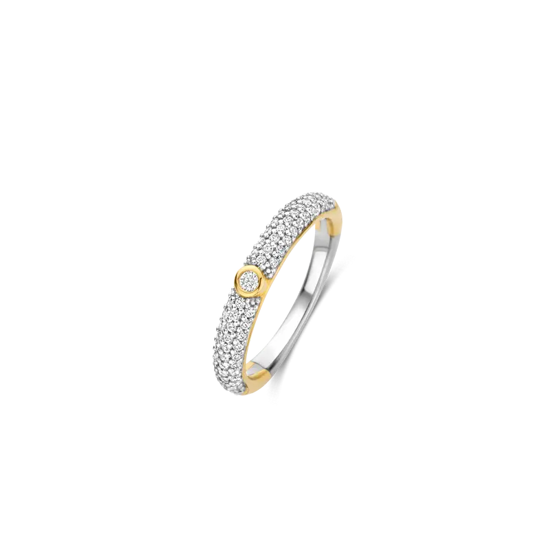 Zirkonia Ring met steen