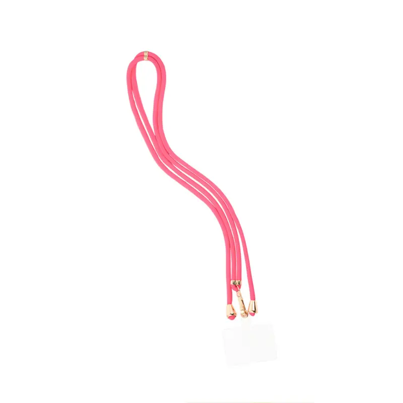 Zuurstokroze lang telefoonkoord rope